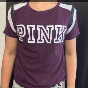 Pink brand tee shirt size s